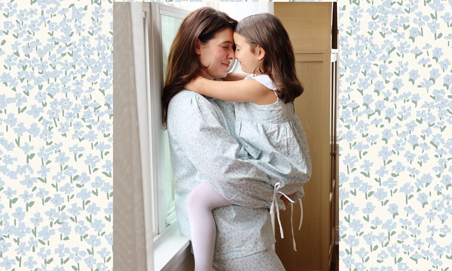 Organic Cotton Sateen sewn into an elevated loungewear pajama set 